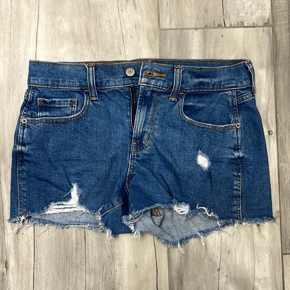 Dark Denim Shorts Old Navy
